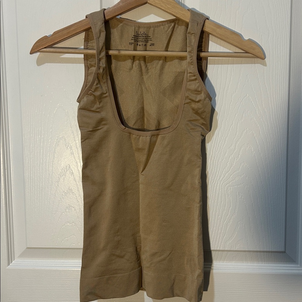 Luleh Tan Sleeveless Shapewear Top